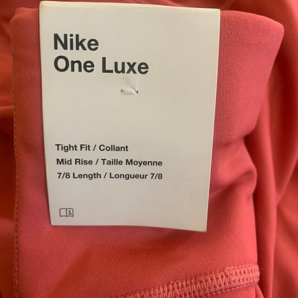 Nike Coral Pink Leggings - Picture 5 of 6
